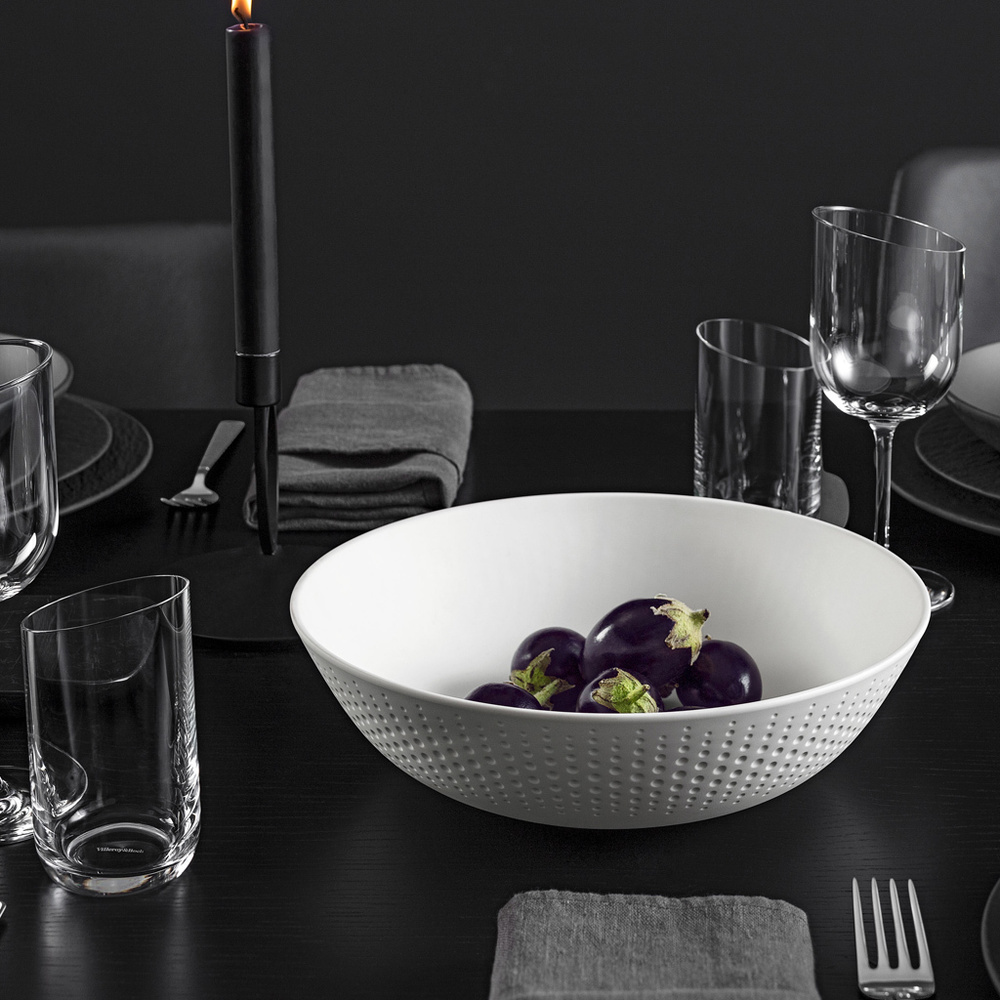 Villeroy & Boch Coupe à fruits/décorative Manufacture Collier blanc Bol