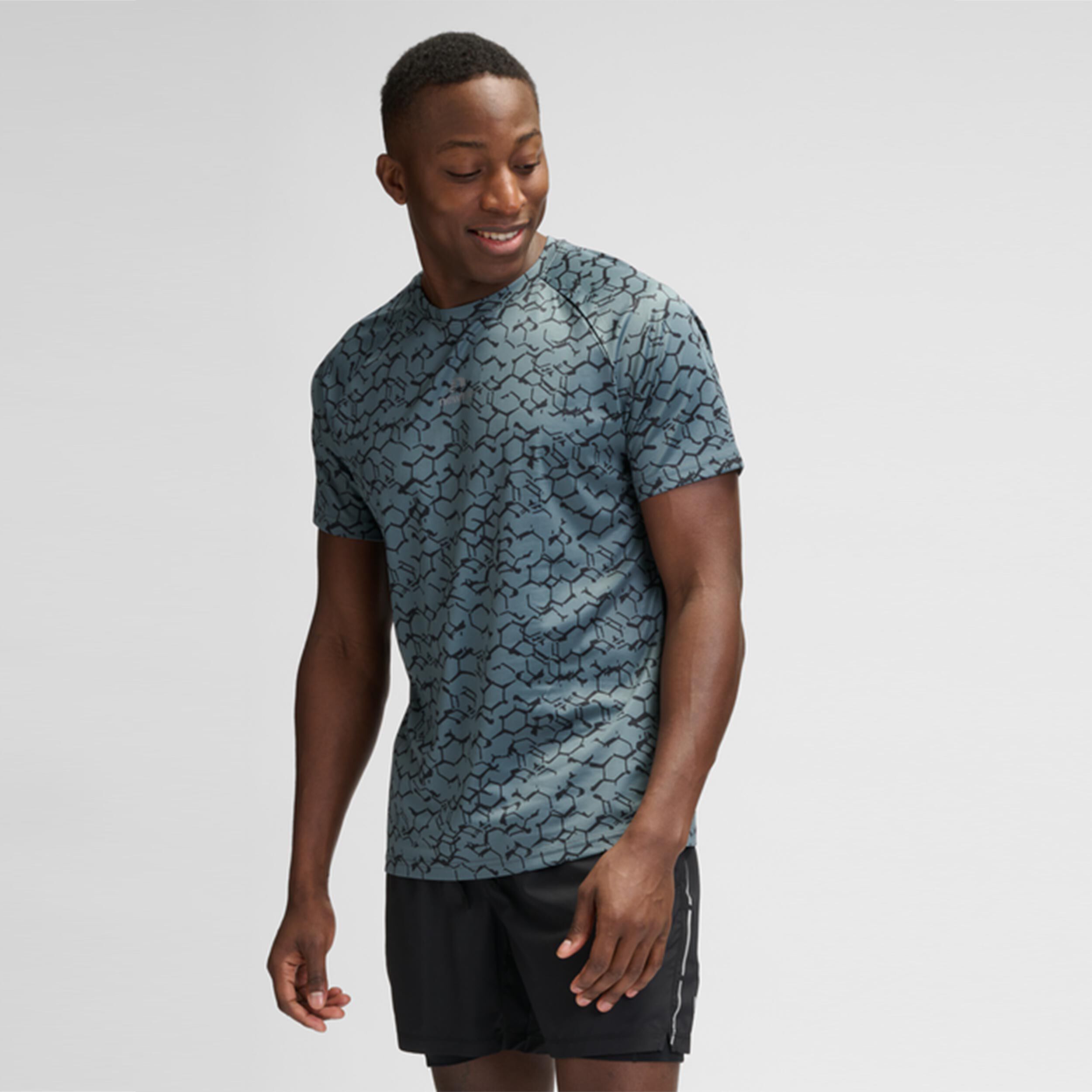 Dopa Graphic Laufshirt Herren - Dunkelgrau