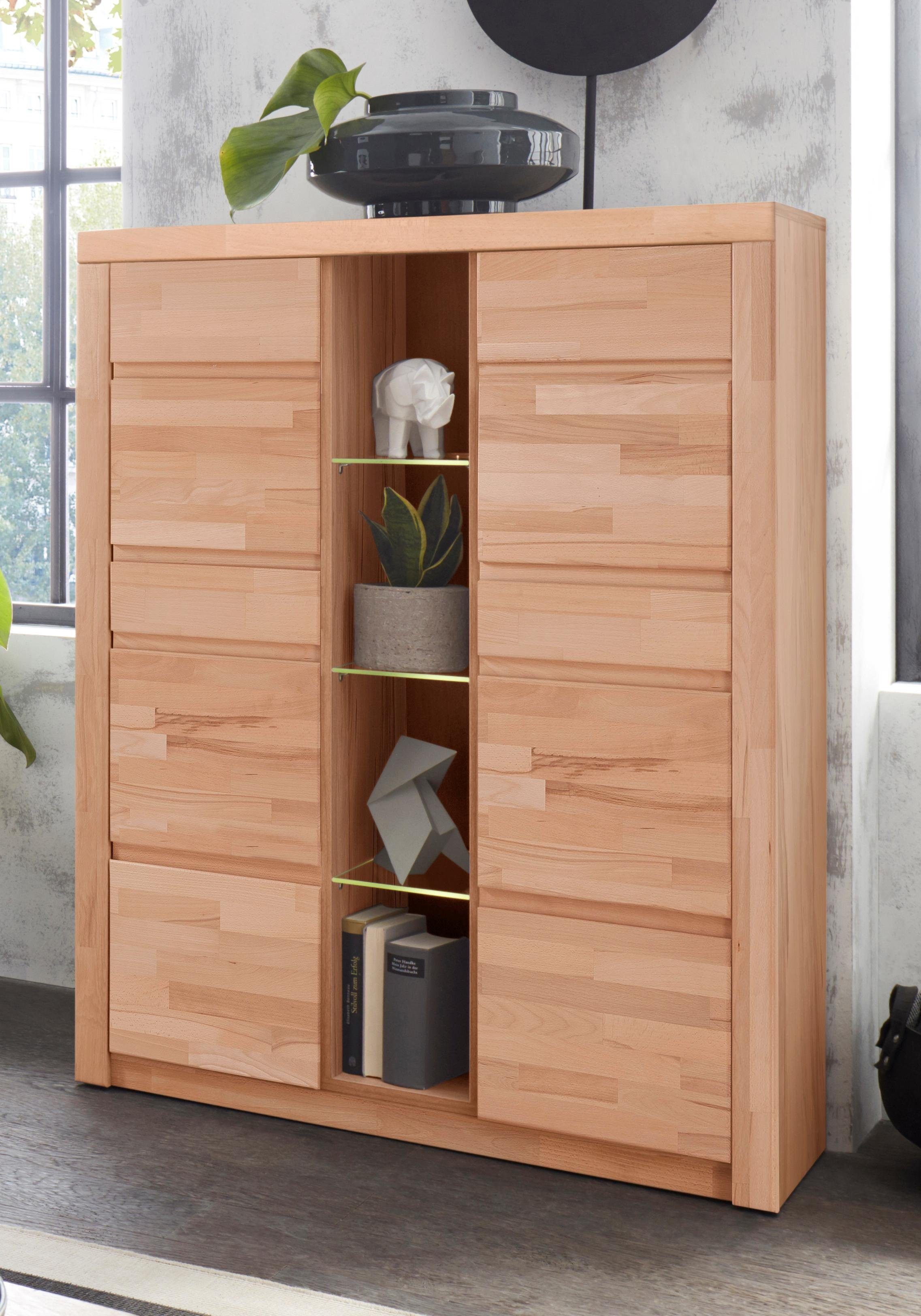 Woltra Highboard Silkeborg, Breite 90 cm
