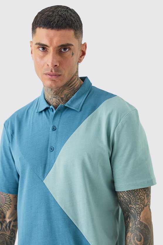 Tall Colorblock Poloshirt