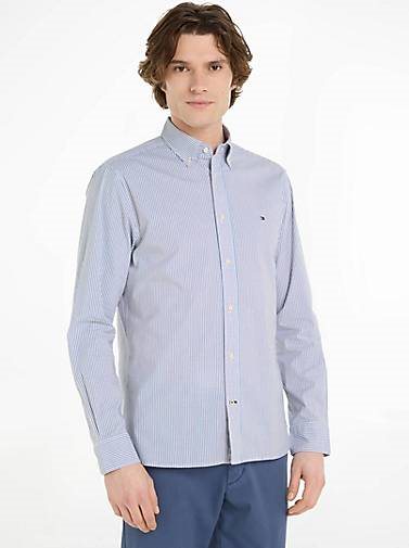 TOMMY HILFIGER Herren Hemd FLEX MULTI STRIPE Regular Fit