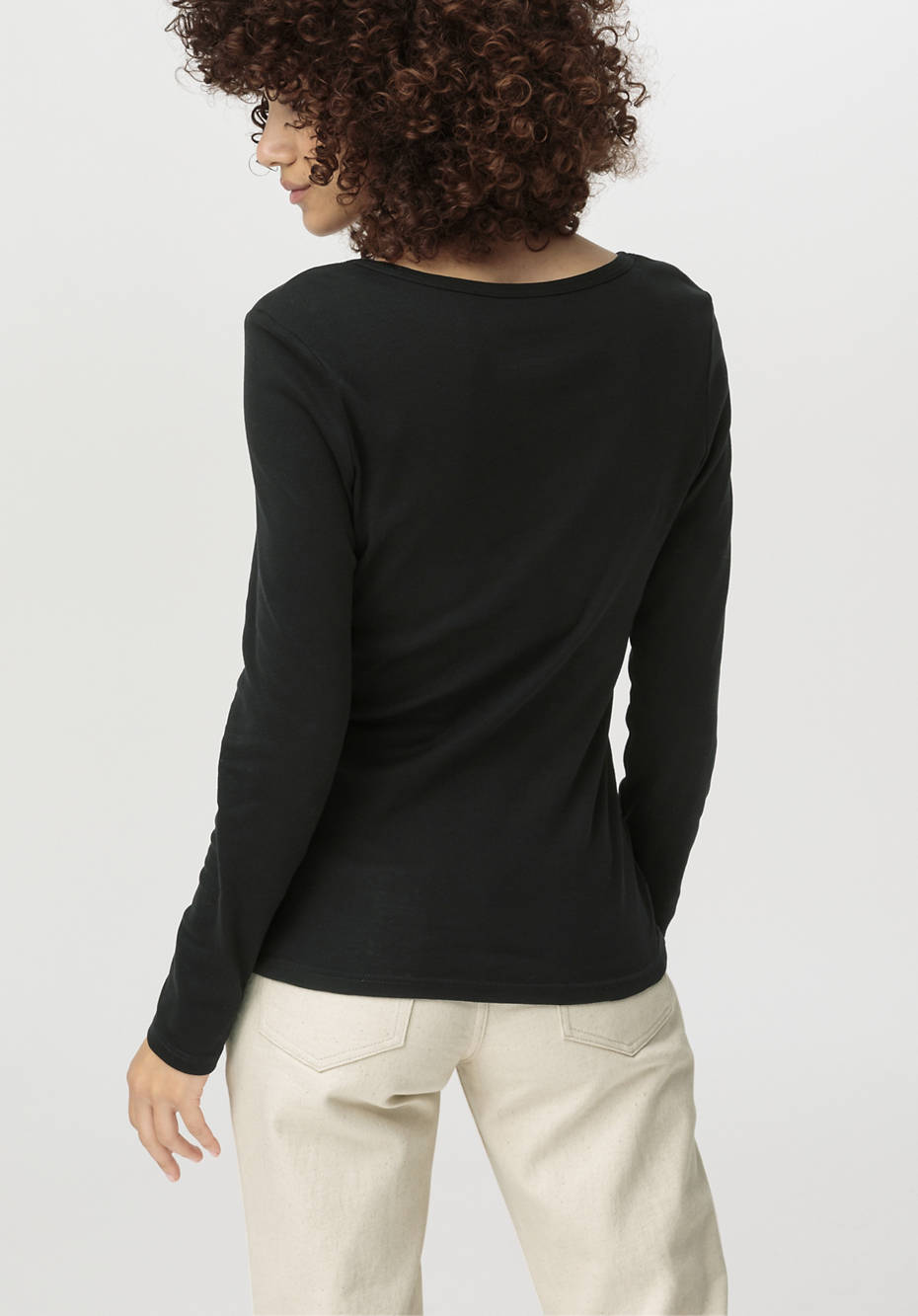 Langarm-Shirt aus reiner Bio-Baumwolle