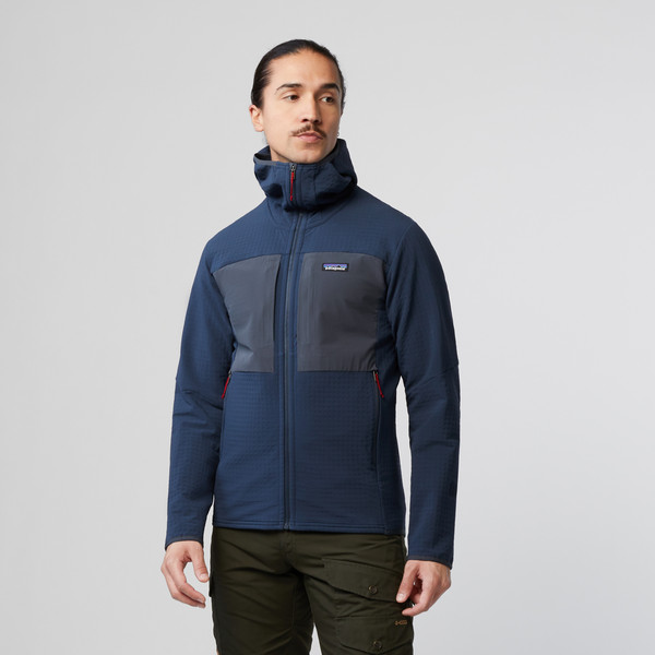 M' S R2 TECHFACE HOODY Herren - Fleecejacke