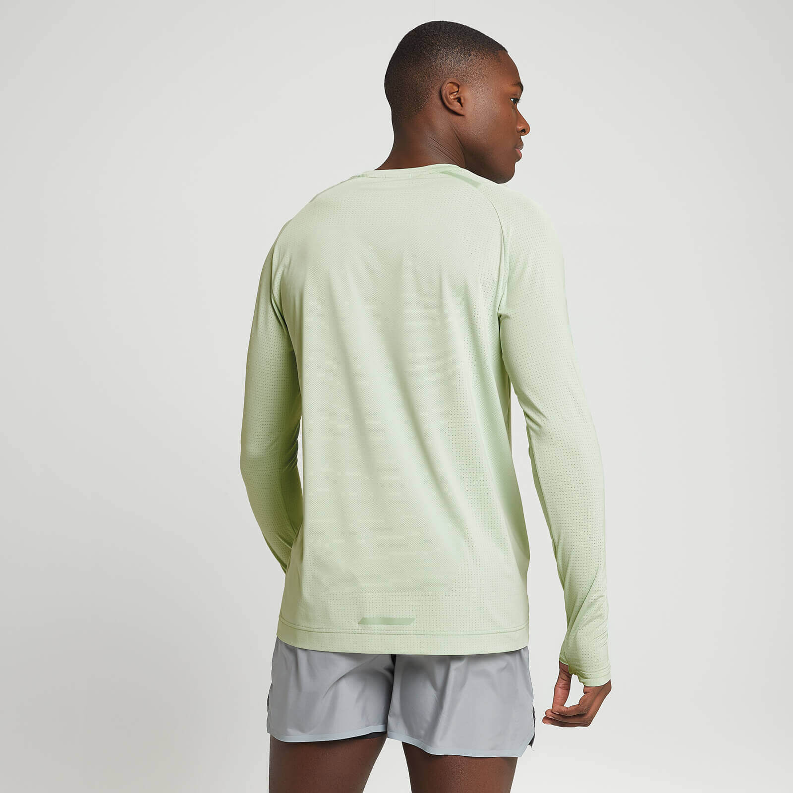 T-shirt à manches longues MP Velocity Ultra pour hommes – Vert givré