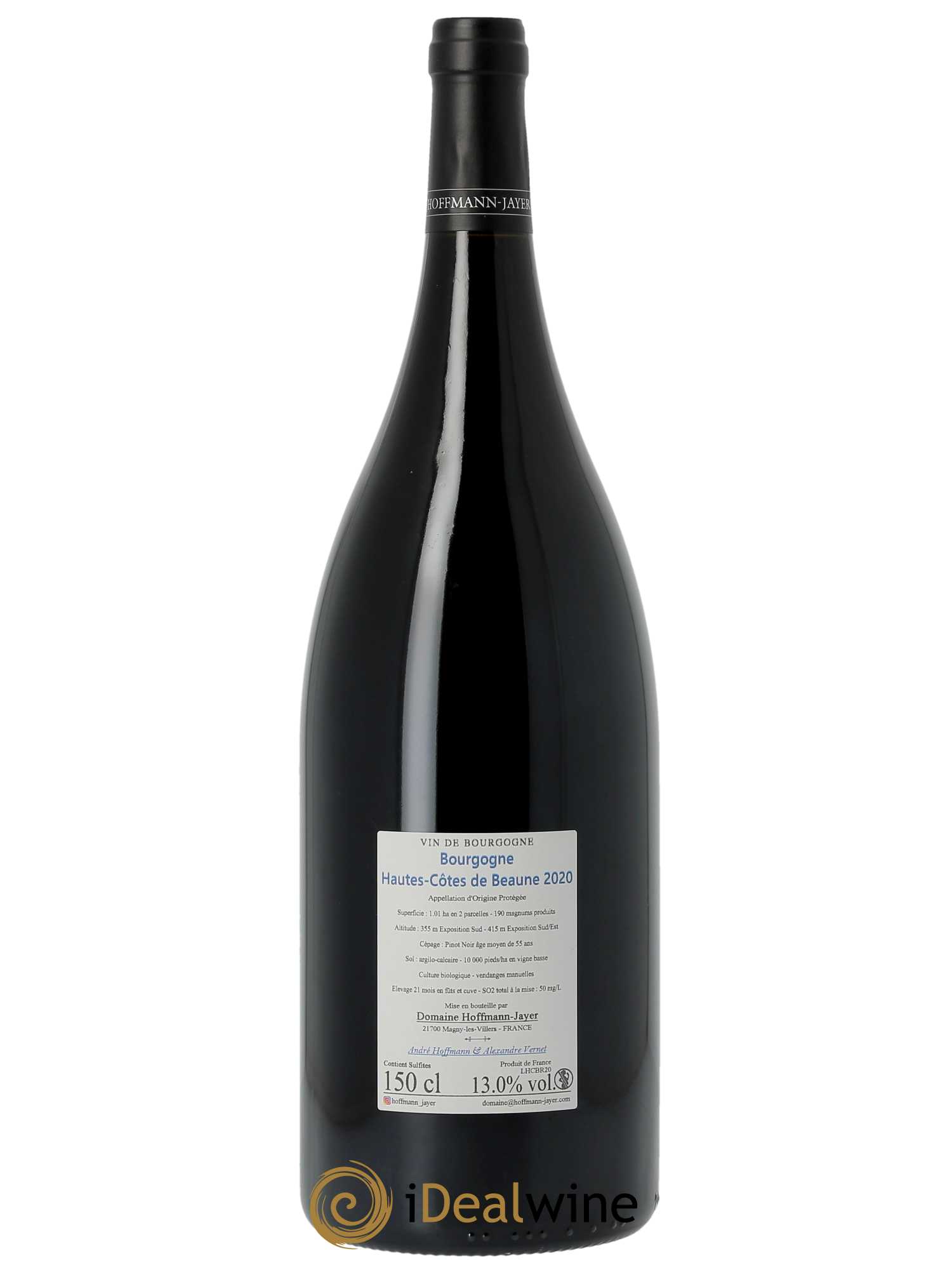 Hautes Côtes de Beaune Hoffmann-Jayer (anciennement Jayer-Gilles)  2020 - Lot de 1 Magnum