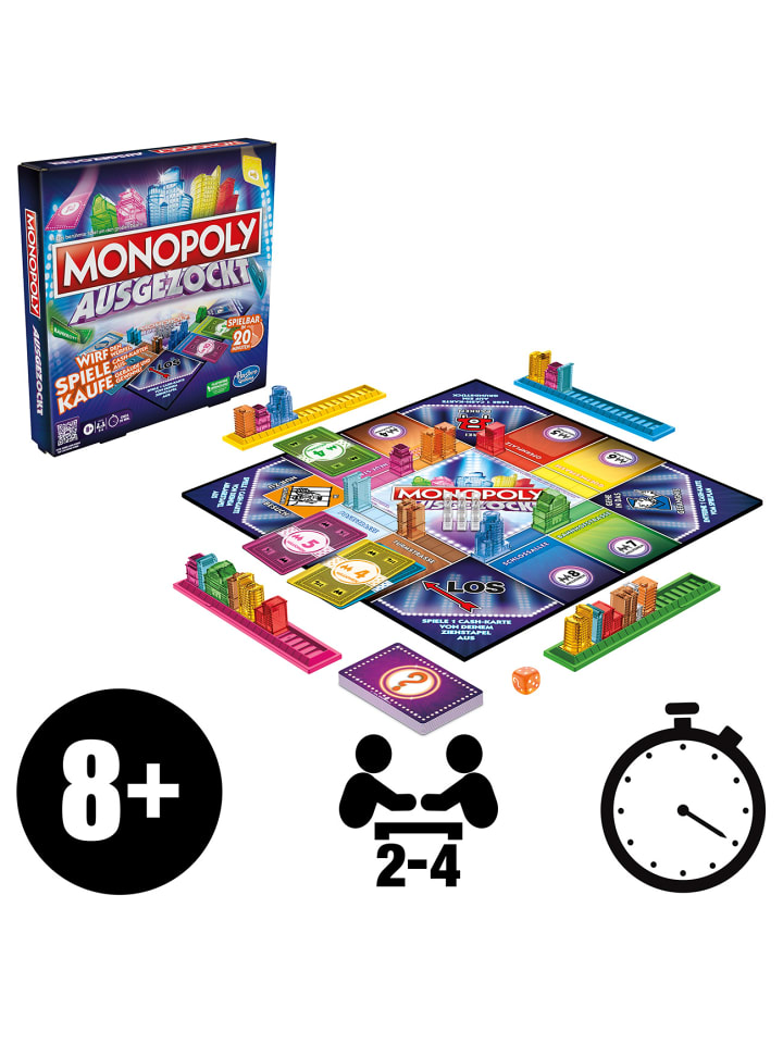 Hasbro Spiel Monopoly Ausgezockt in Mehrfarbig günstig kaufen onesize