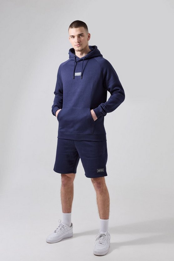 Tall Man Active Trainingshoodie und Shorts