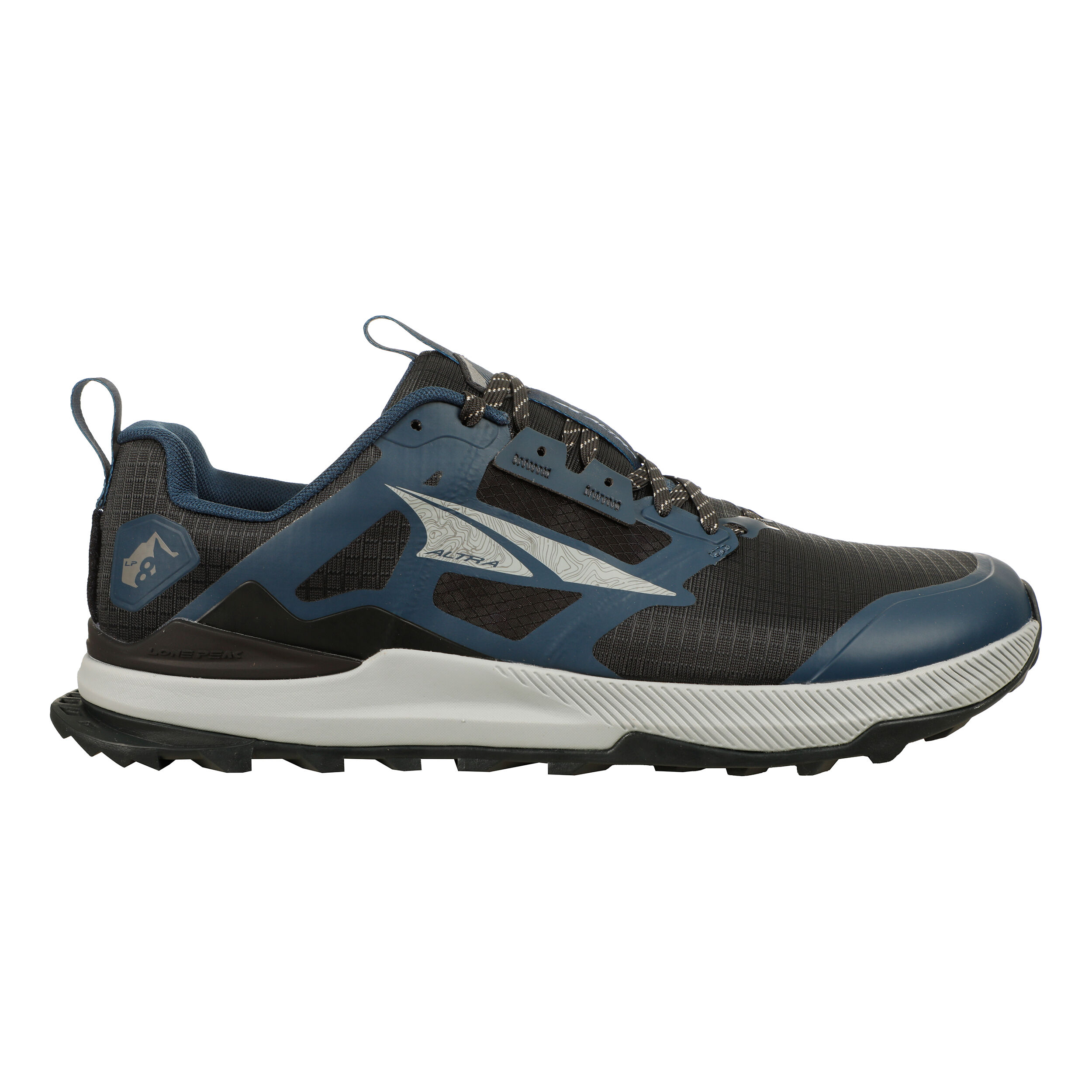 Lone Peak 8 Trailschuh Herren - Dunkelblau, Schwarz