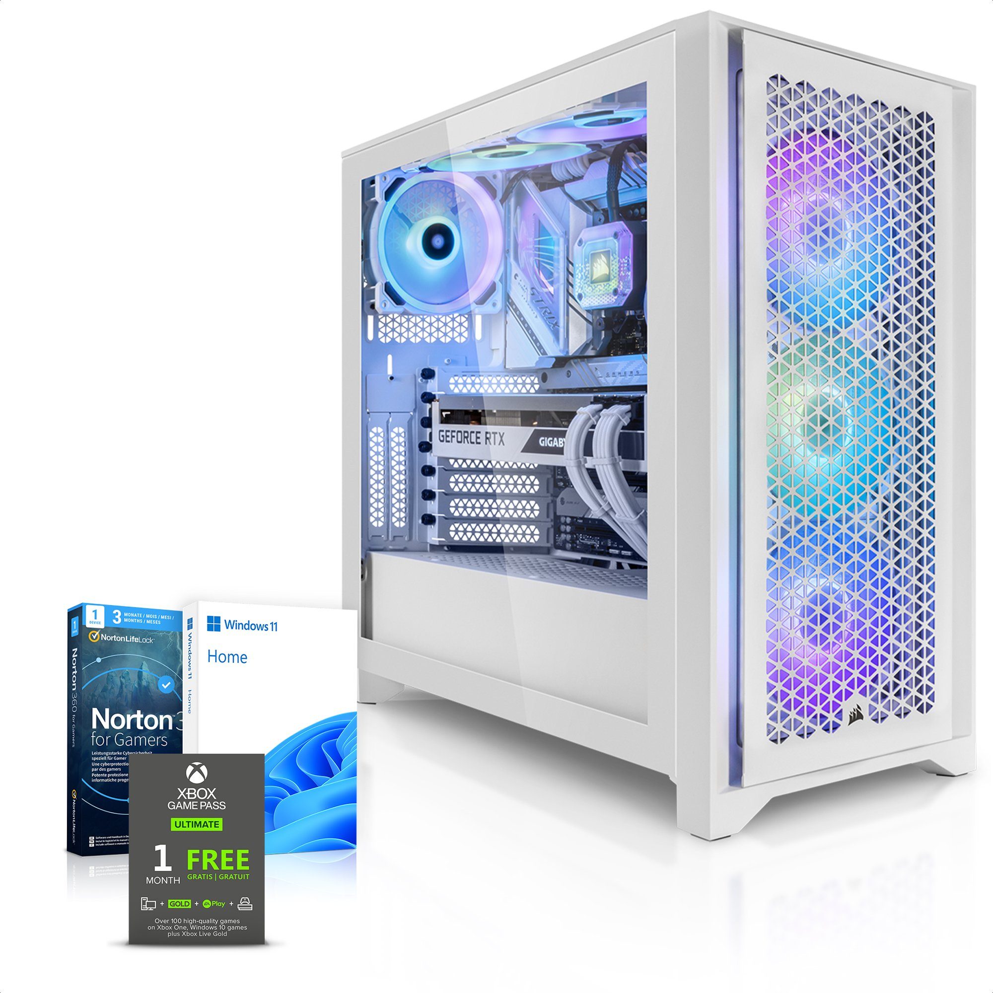 Megaport Gaming-PC (AMD Ryzen 9 5900X, Nvidia GeForce RTX 4070Ti, 32 GB RAM, 2000 GB SSD, Wasserkühlung, Windows 11, WLAN)