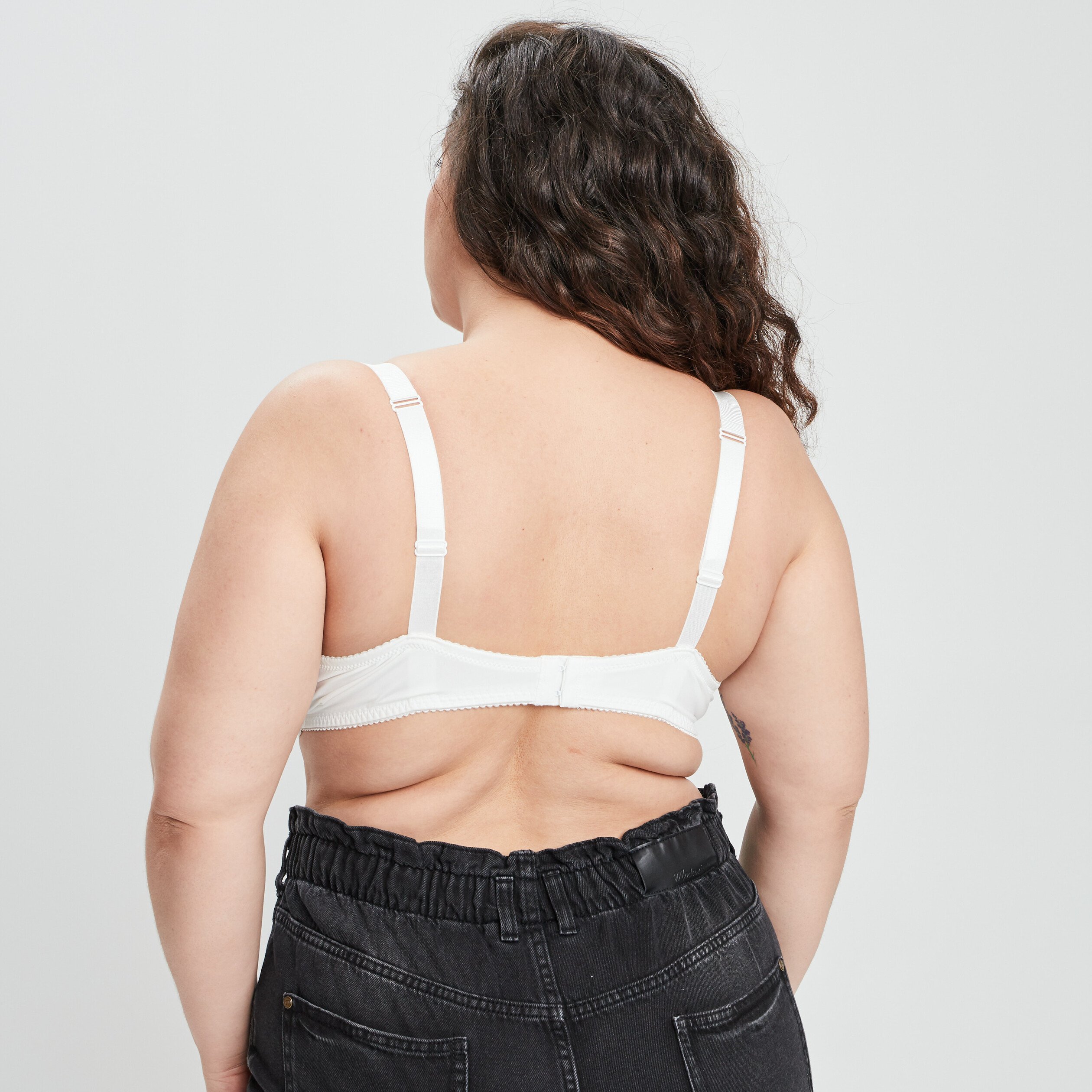 Soutien-gorge triangle blanc femme grande taille | La Halle