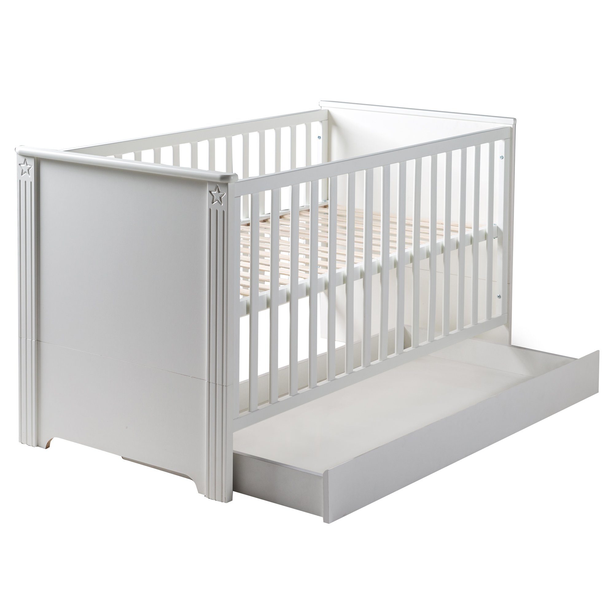 roba® Babyzimmer-Komplettset Maxi, Kombi-Bett & breite Wickelkommode