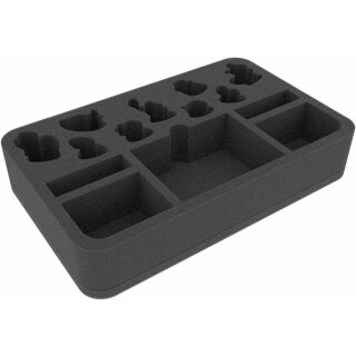 Feldherr Schaumstoffeinlage für Warhammer Underworlds Nightvault Zarbag's Gitz