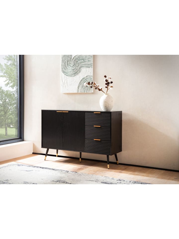 KADIMA DESIGN Sideboard 120x80x40 cm Anrichte mit Eiche-Dekor, Kommode mit günstig kaufen onesize
