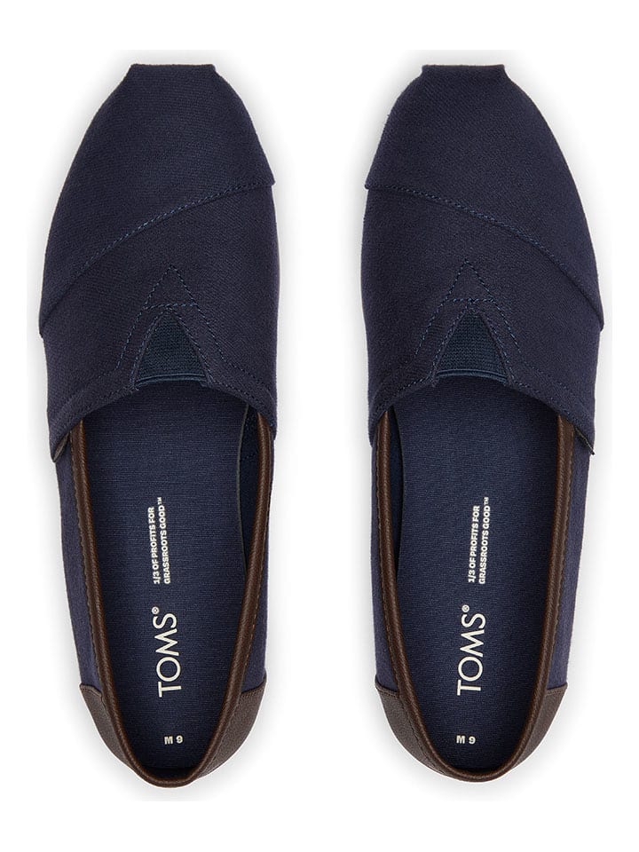 TOMS Espadrilles in Dunkelblau günstig kaufen
