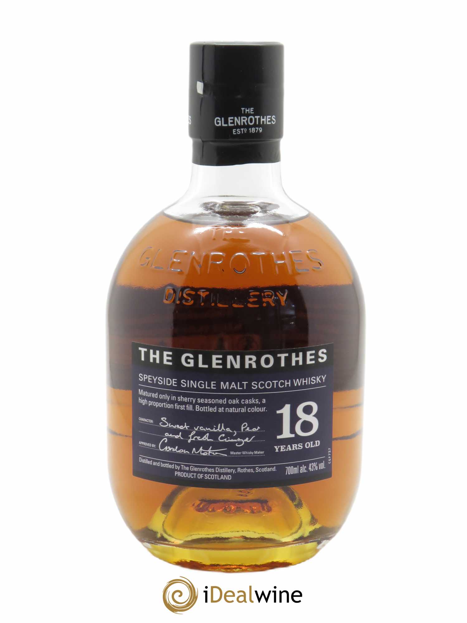 Whisky Glenrothes 18 years (70cl)  - Lot de 1 Bouteille
