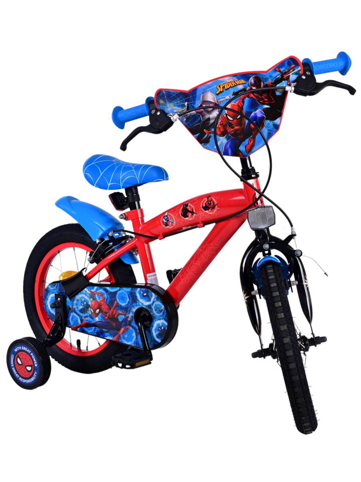 Volare Kinderfahrrad Ultimate Spider-Man Blau/Rot Jungen 14 Zoll Kinderrad 4 Jahre günstig kaufen onesize