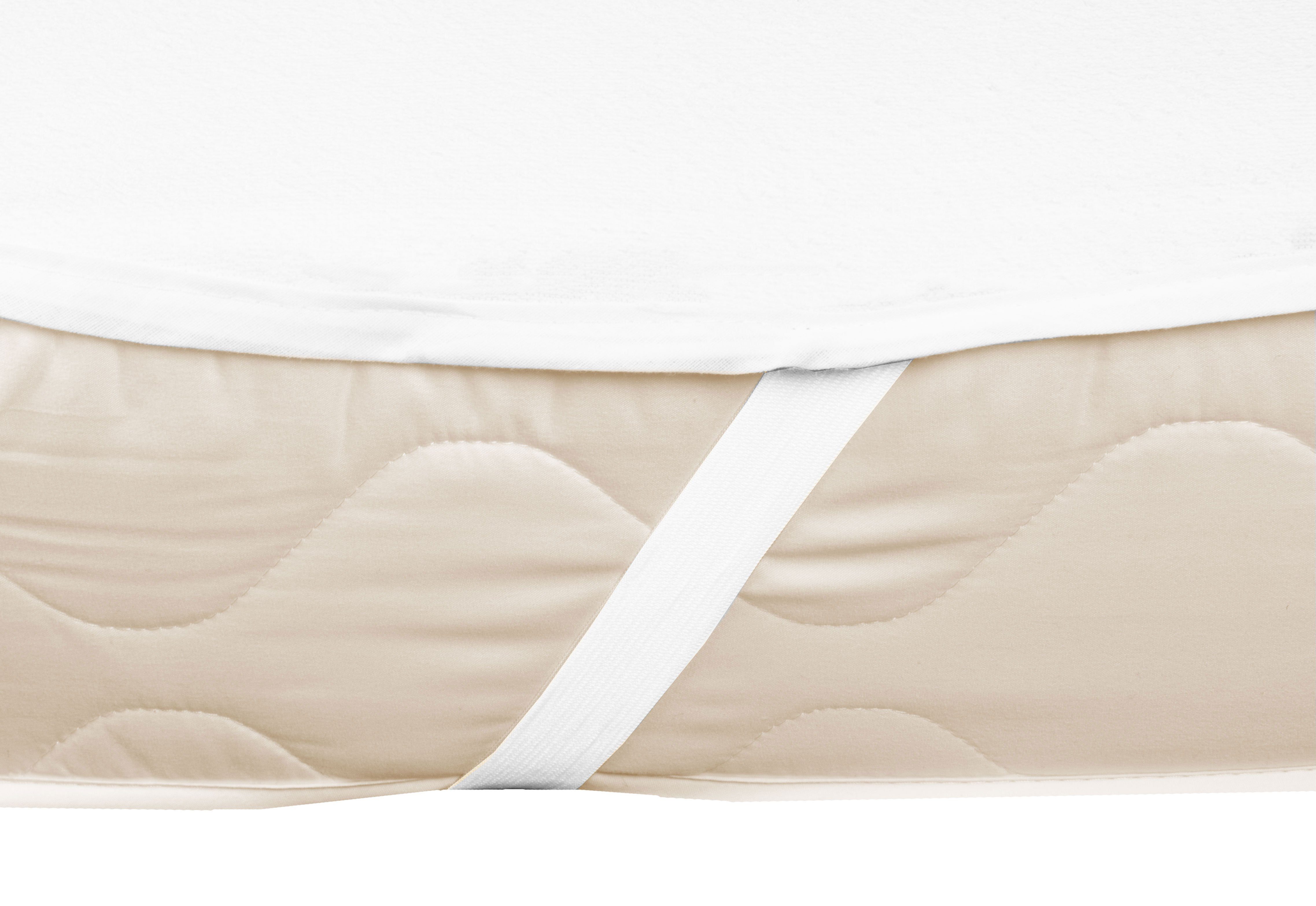 Matratzenauflage ZOLLNER, wasserundurchlässig, 70 x 140 cm, 75% Baumwolle, 25% Polyester, vom Hotelwäschespezialist