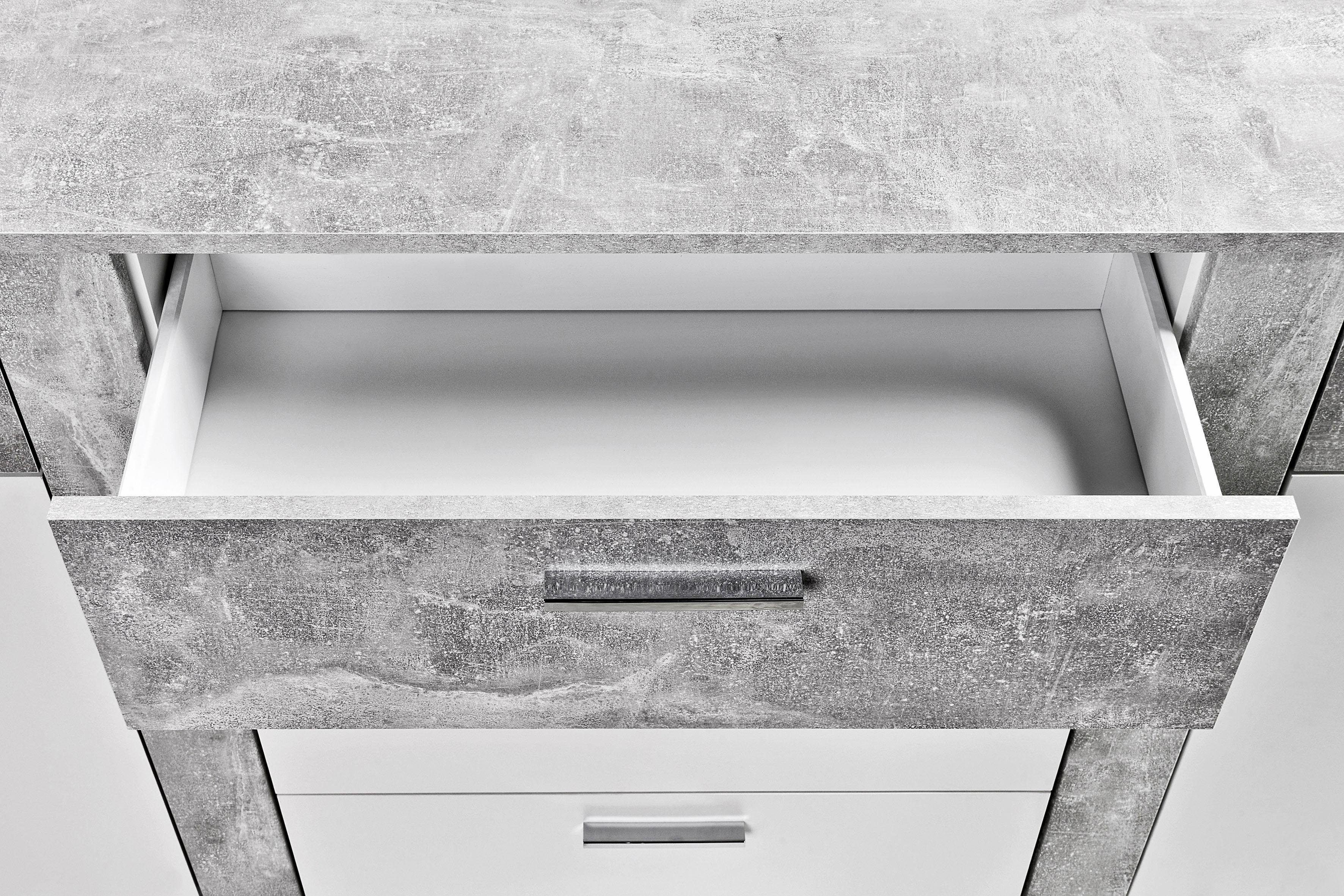 Procontour Kommode Trenti, Breite 180 cm mit zweifarbiger Front