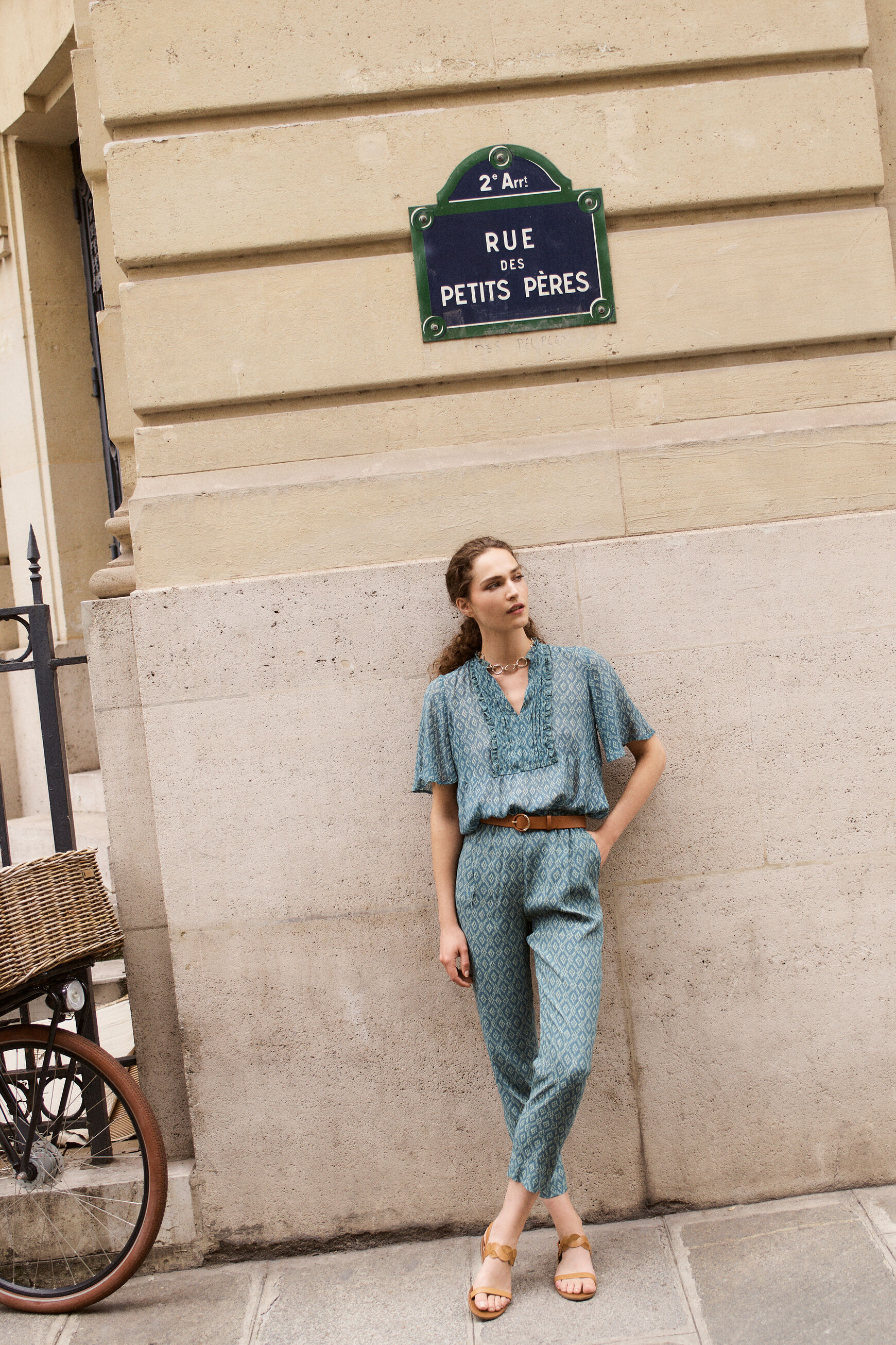 pantalon bobby vert clair femme