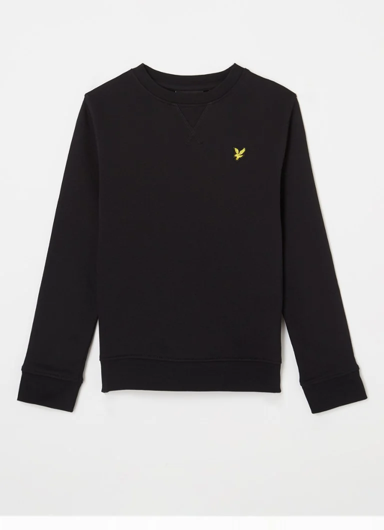 Pulover cu logo brodat Lyle & Scott