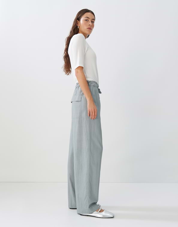 Wide Leg Pants Capara