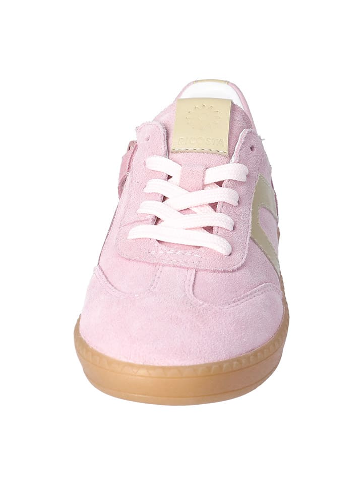 Ricosta Leder-Sneakers in Rosa günstig kaufen