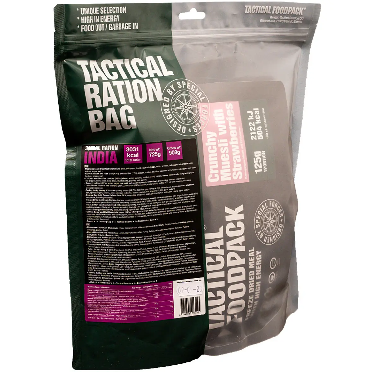 Tactical Foodpack 3-Tagesration India