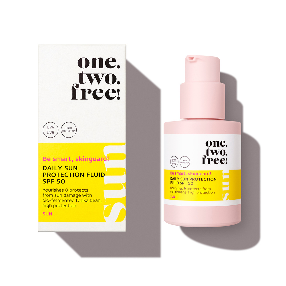 one.two.free! Daily Sun Protection Fluid SPF50 Sérum Protection solaire