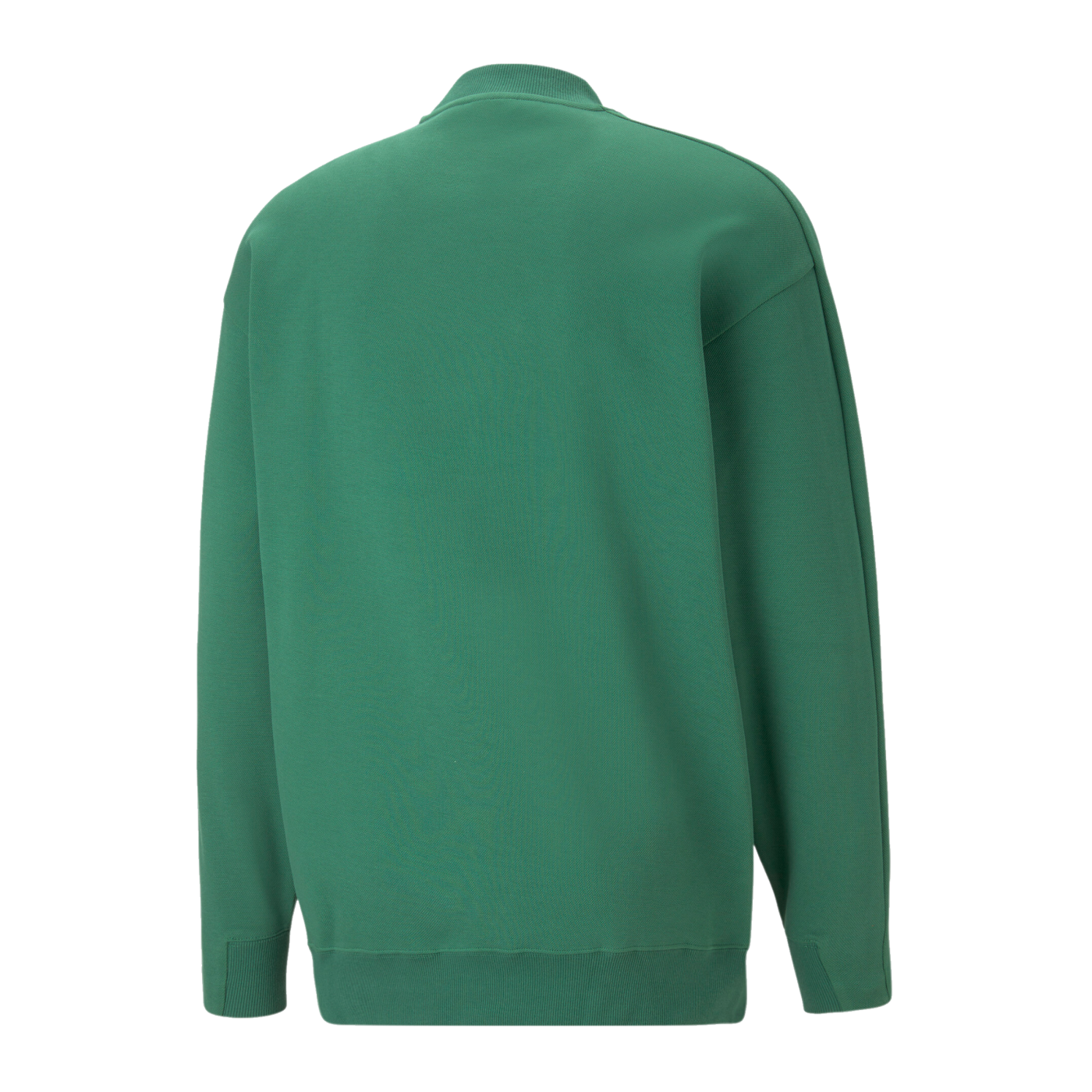 PUMA T7 Mock Neck Crew Sweatshirt Rot F37