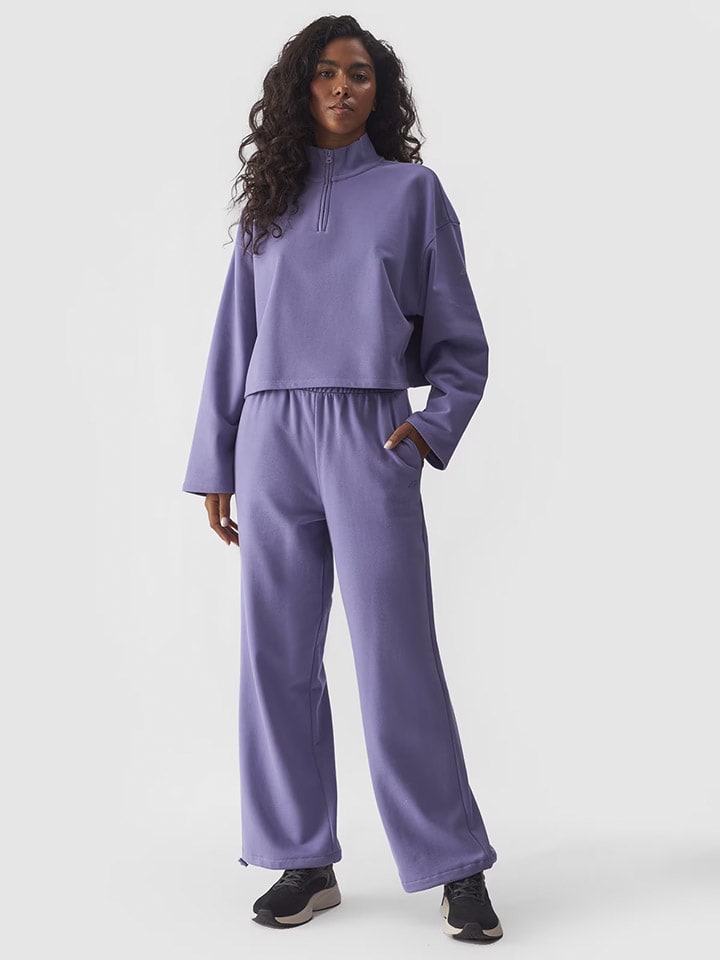 4F Sweatshirt in Lila günstig kaufen