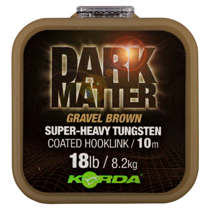 Korda Angelschnur Dark Matter Tungsten Coated Braid (Gravel Brown)