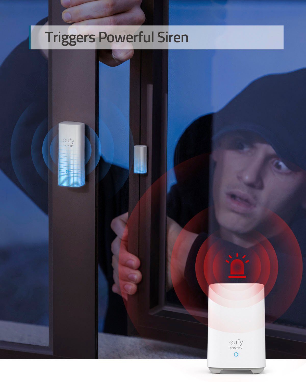eufy Sensor Security by ANKER T89000D4 Tür/Fenster