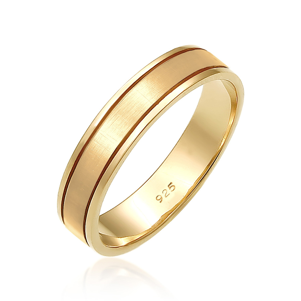 Elli PREMIUM Elli PREMIUM Bague Femmes Bande Couple Mariage en Argent Sterling 925 Bague
