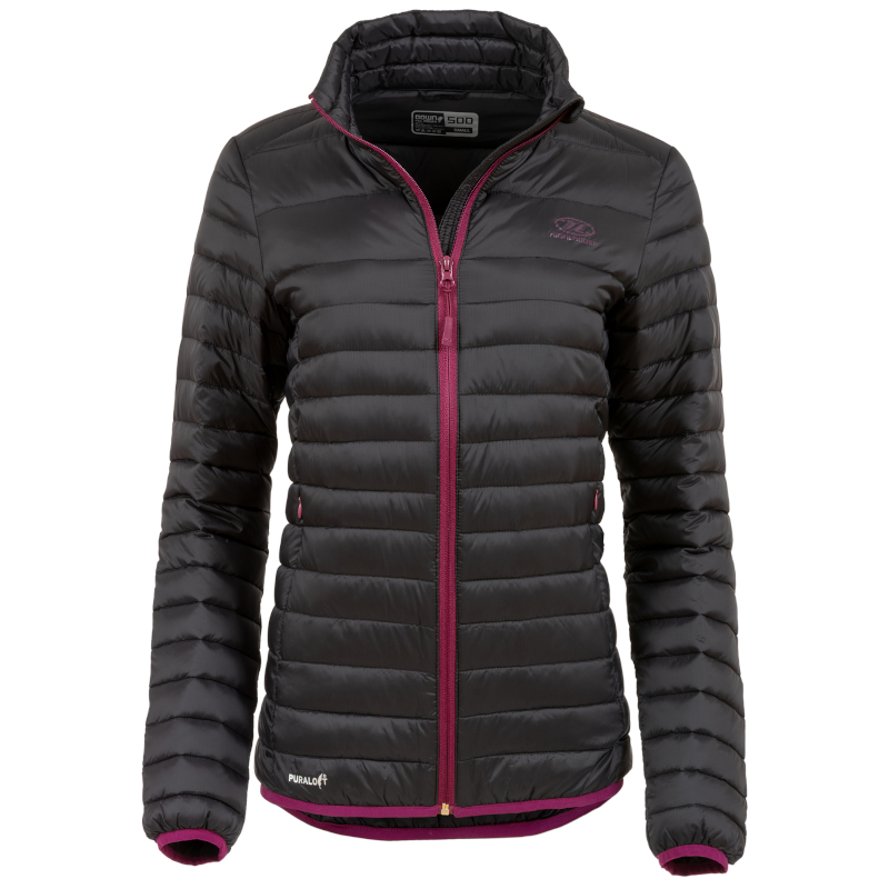 Highlander Premium Down schwarze Damen Daunenjacke
