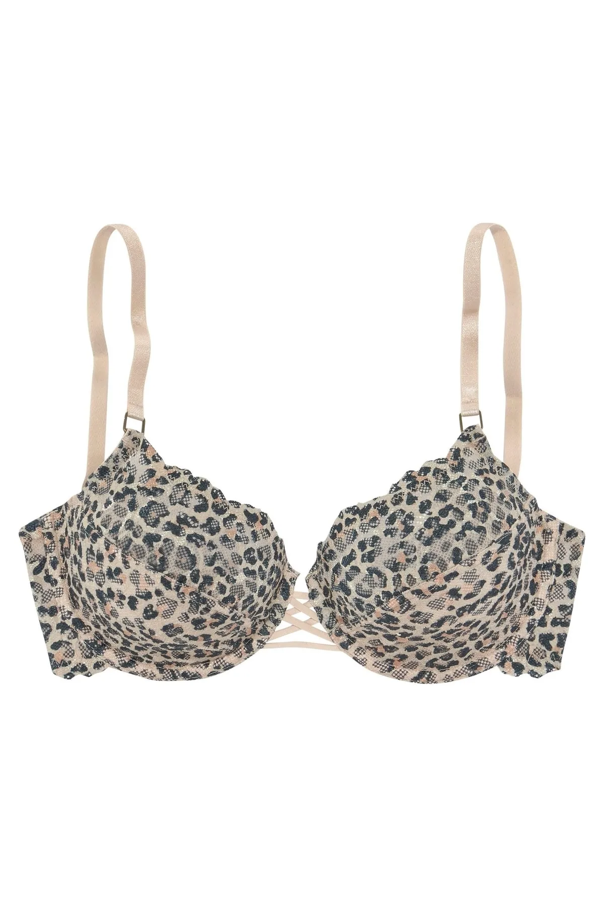 LASCANA  BH - Beige - Animal Print