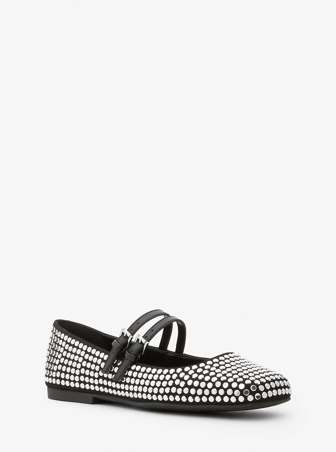 Matilda Studded Mary Jane - BLACK