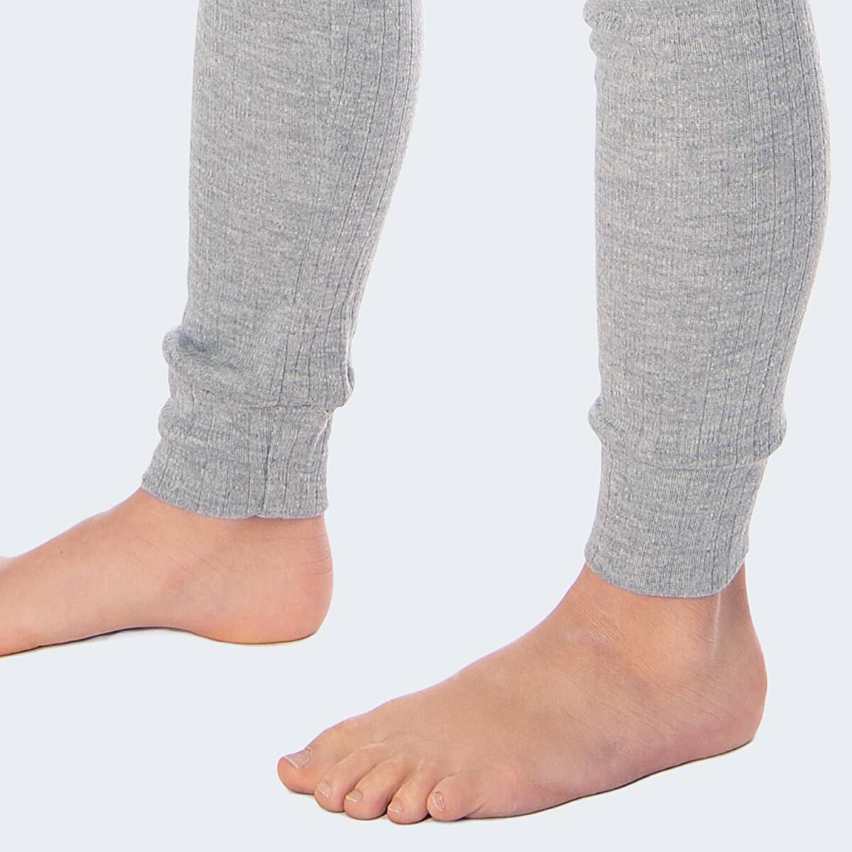 Black Snake Grau Kinder Thermounterhose