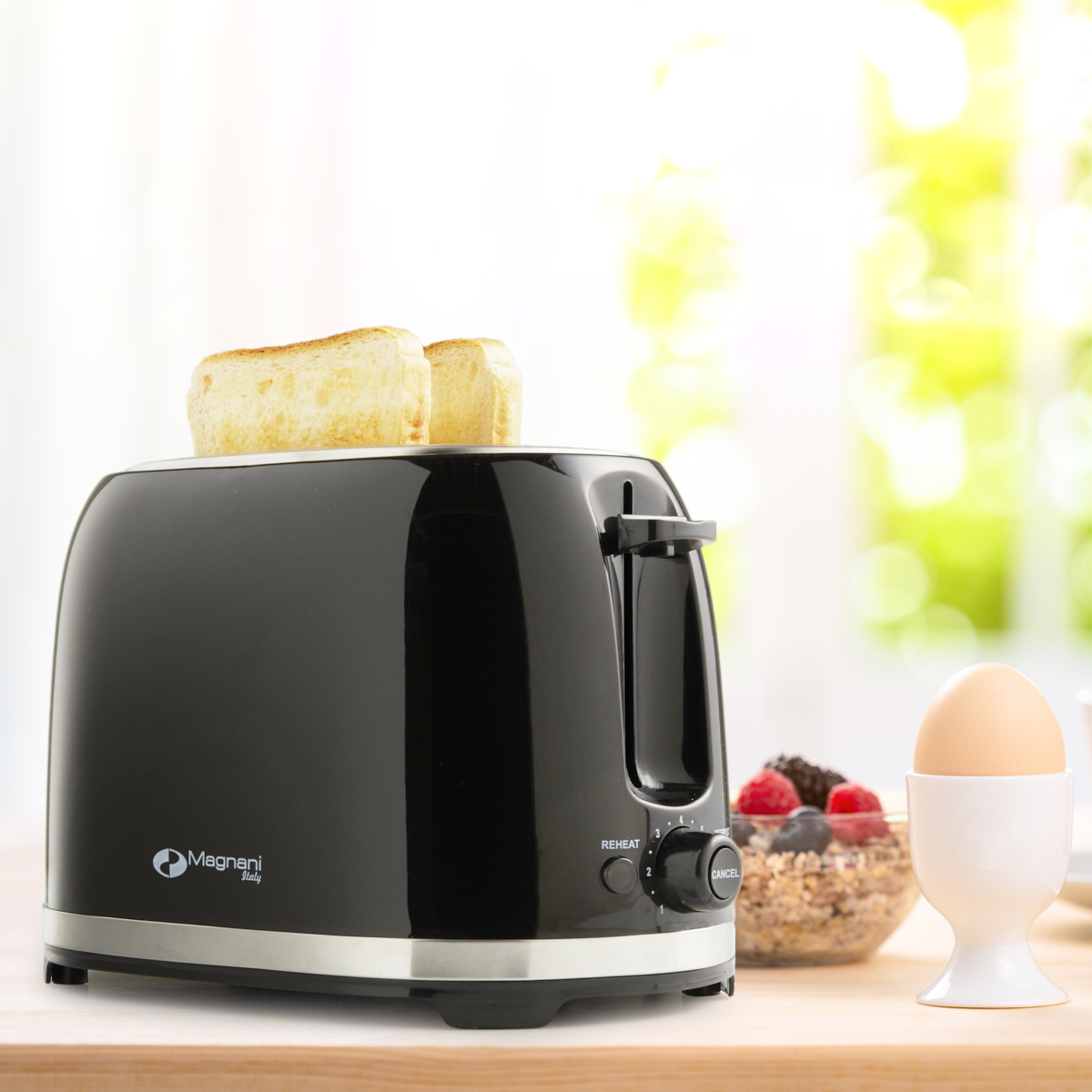 Magnani Toaster - Schwarz/Edelstahl