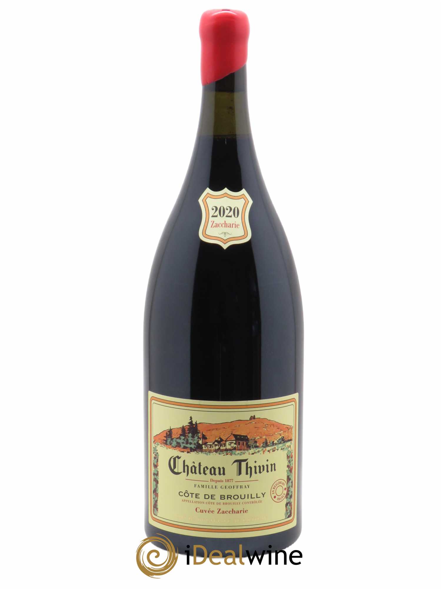 Côte de Brouilly Cuvée Zaccharie Château Thivin  2020 - Lot de 1 Magnum