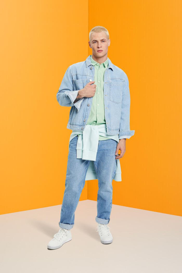 Nachhaltiges Baumwollhemd Slim Fit