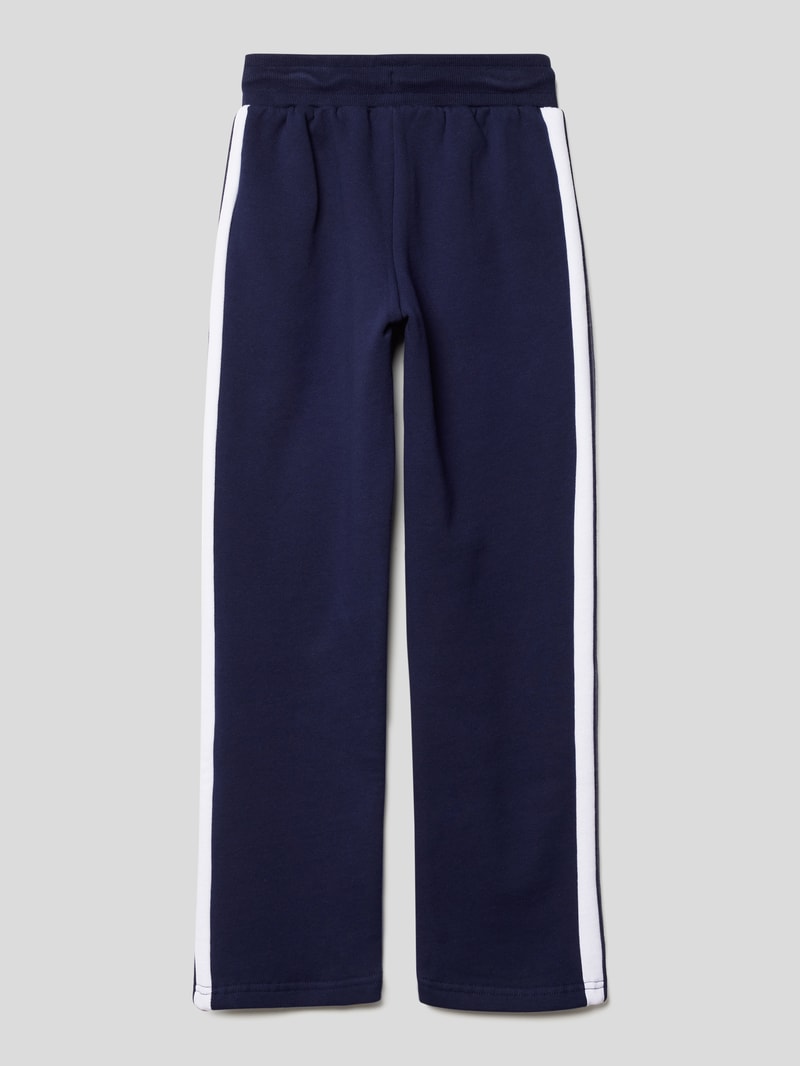 Sweatshorts mit Brand-Patches in marineblau