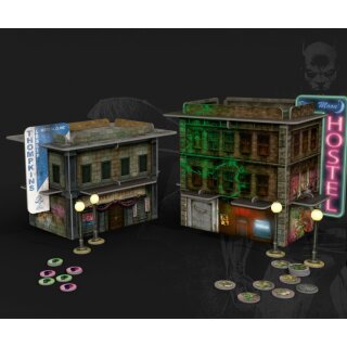 Batman Cardboard Buildings