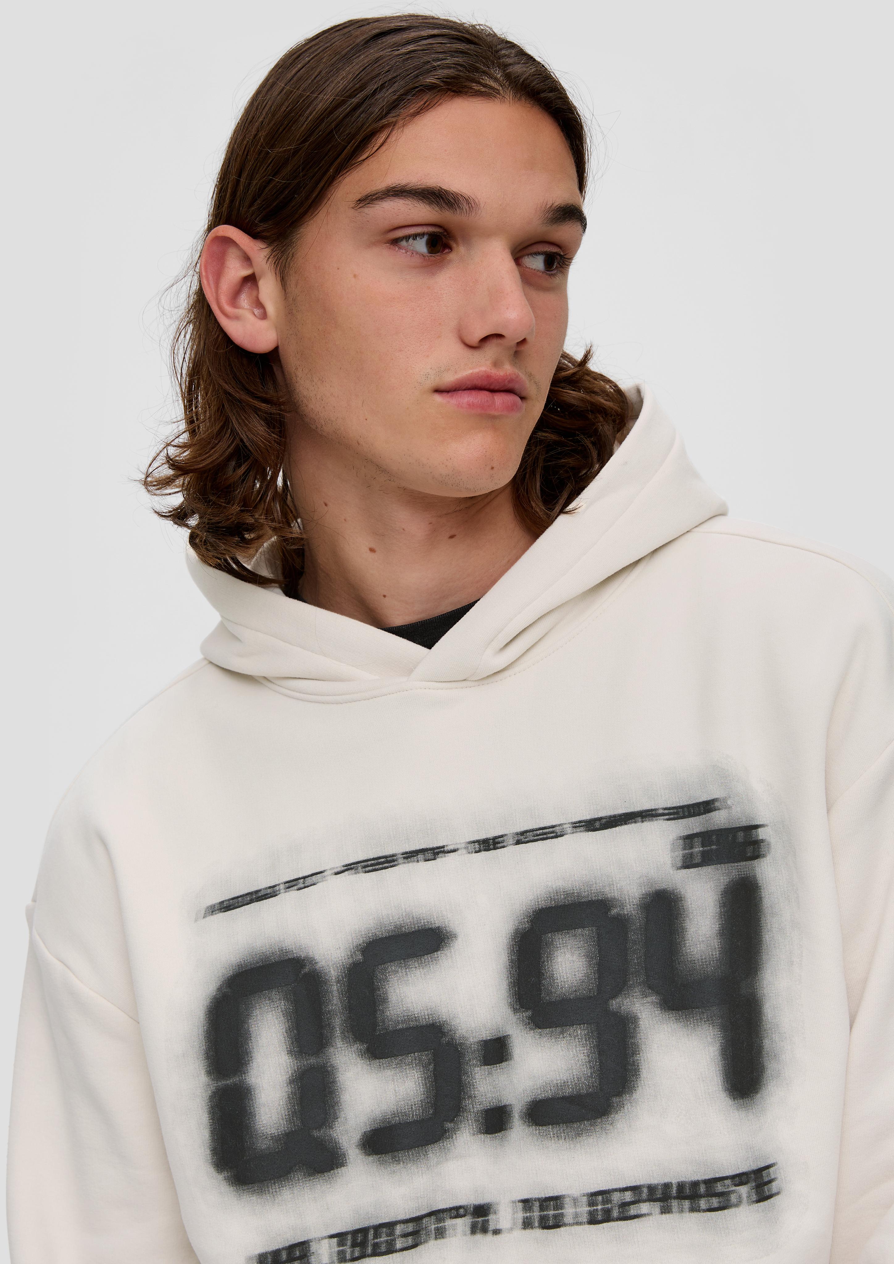 Kapuzensweatshirt mit Frontprint  2138965-03D0