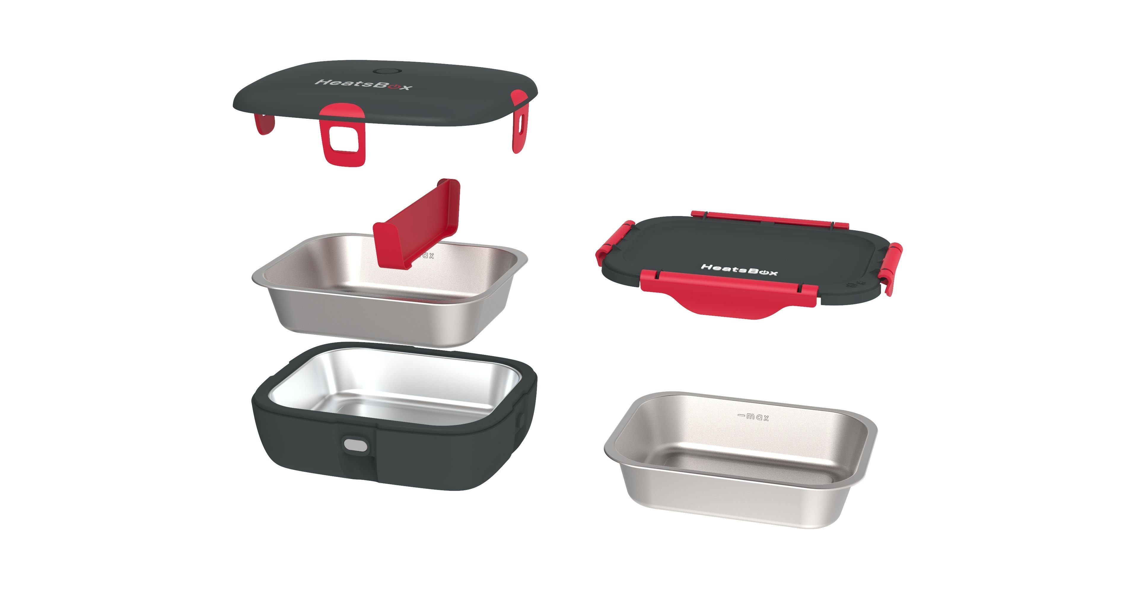 Faitron Elektrische Lunchbox Style+, App Steuerung, 925 ml Volumen, Kunststoff, Aufwärmen, Kochen, Warmhalten, 100 Watt