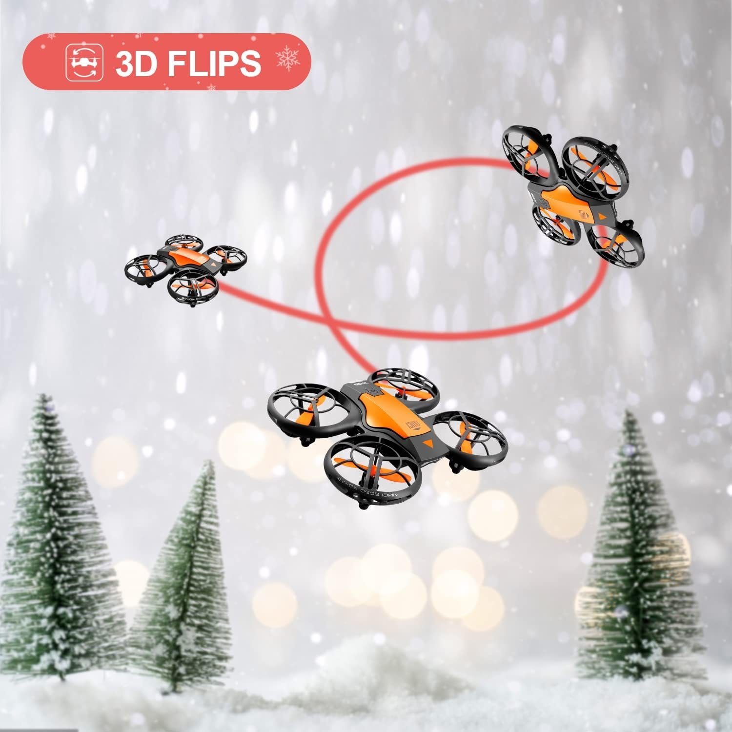 4DRC V8 Drohne mit Kamera HD für Kinder, RC Quadrocopter Fernbedienung Drohne (720P HD, mit 2 Akkus Lange Flugzeit APP Gestensteuerung,Stunt Flug für Kinder)