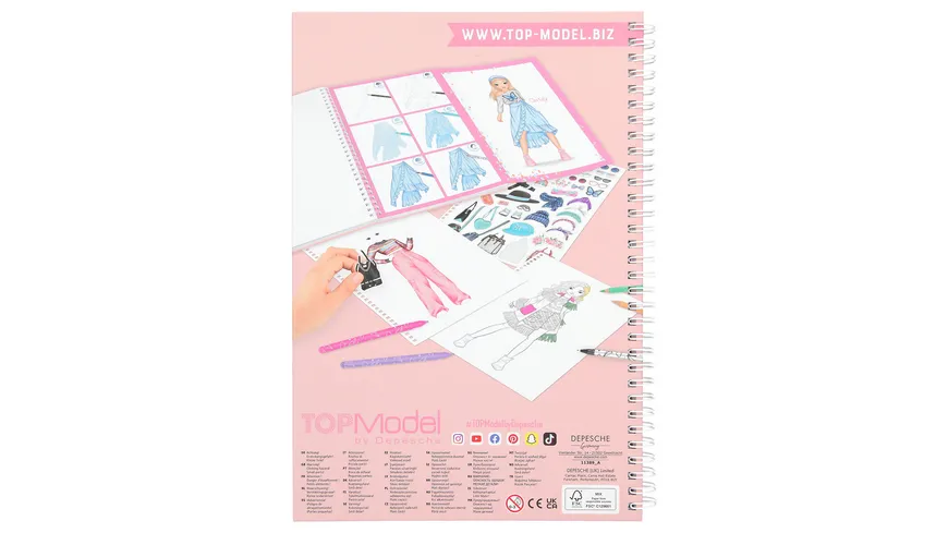 TOPModel Malbuch-Set