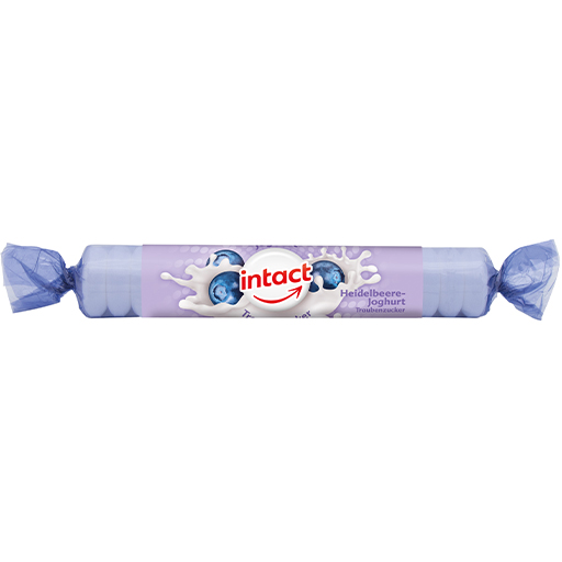 INTACT Traubenzucker Rolle Heidelbeere Joghurt  40 g  Tabletten