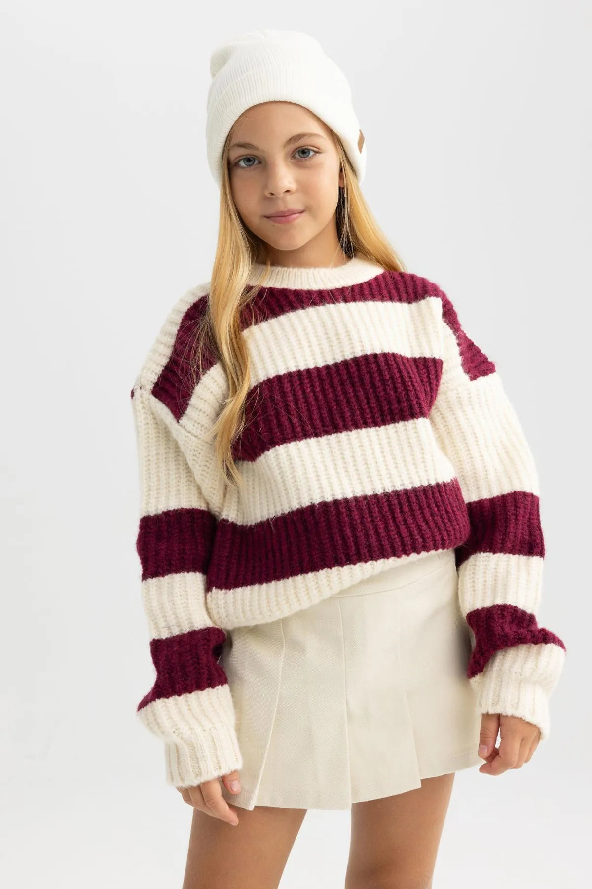DeFacto  Pullover mit Rundhalsausschnitt für Mädchen - A6009a823wn