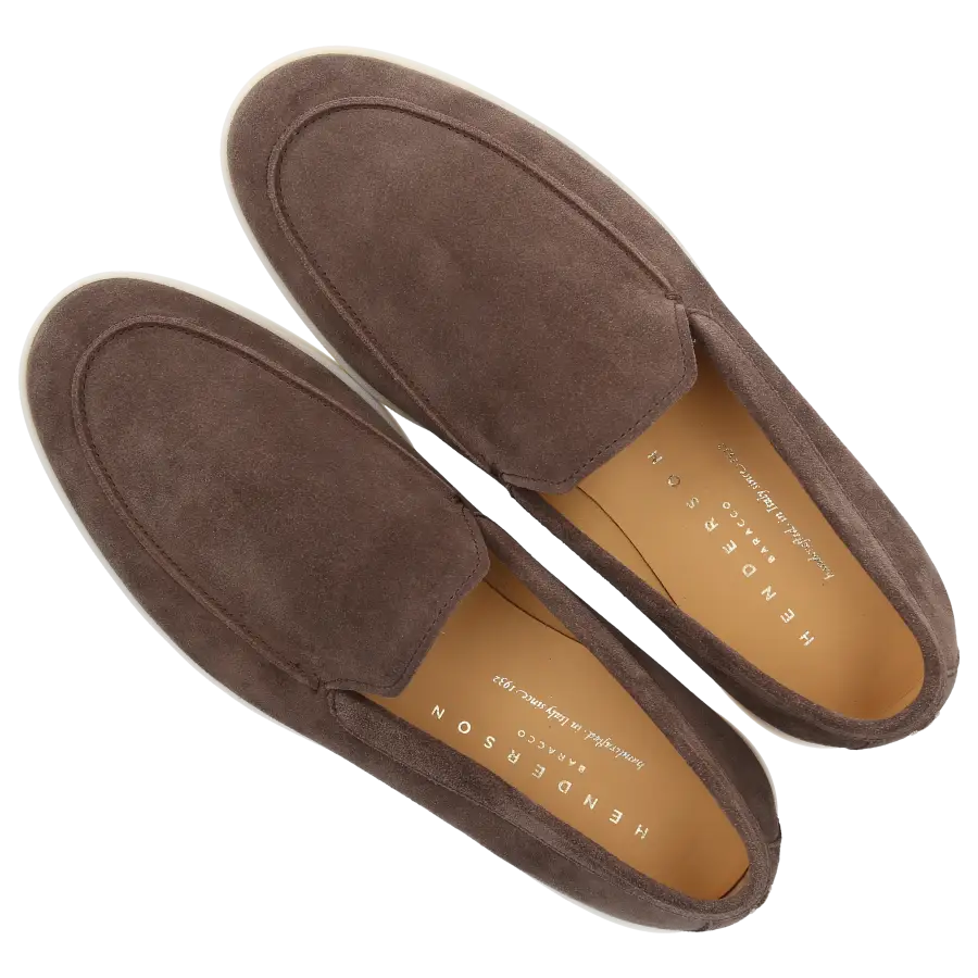 Henderson - Loafer PANAREA Veloursleder - braun