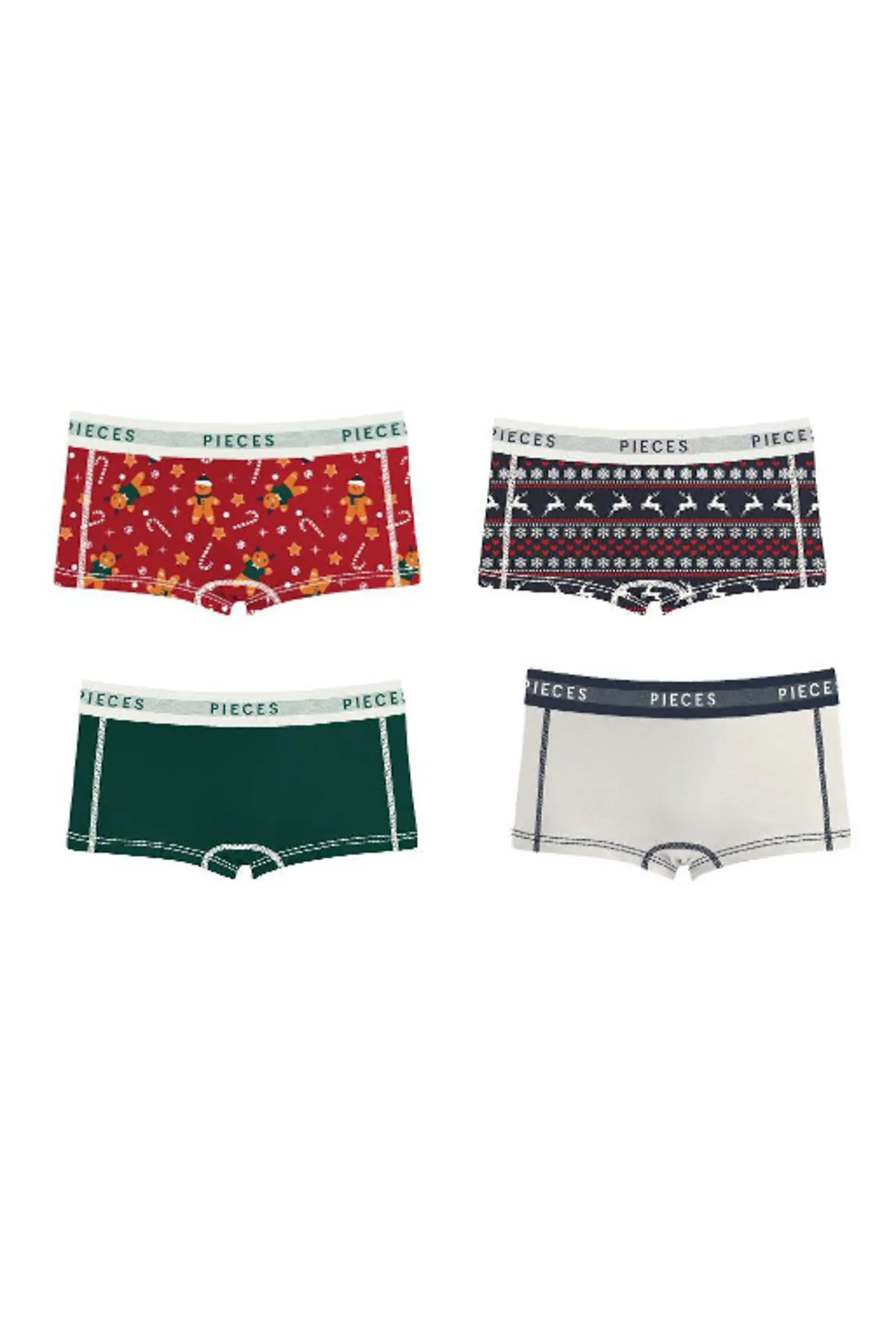 PIECES  Unterhosen - Dunkelblau - Print